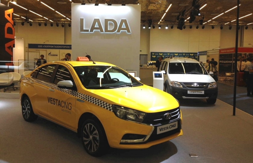 LADA на форуме «ТАКСИ» продемонстрировала Vesta CNG