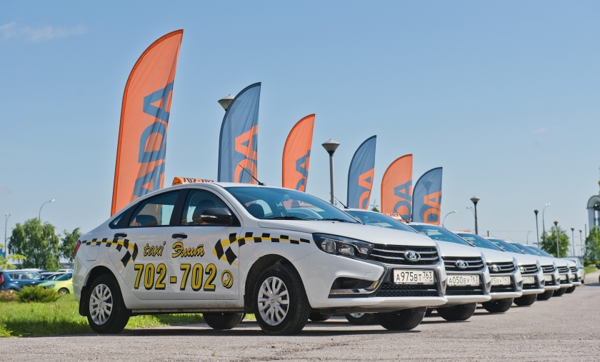 LADA Vesta отправили на работу в такси